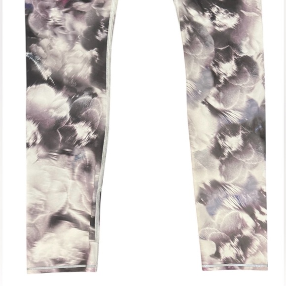 Athleta Floral Print Leggings - Black and Gray - Picture 3 of 9